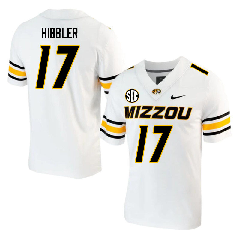 Men #17 Tyler Hibbler Missouri Tigers College 2023 Football Stitched Jerseys Sale-White